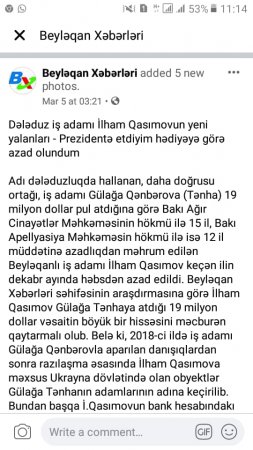 12 il həbs cəzasını 4 ilə çəkən İlham Qasımovla bağlı yeni faktlar