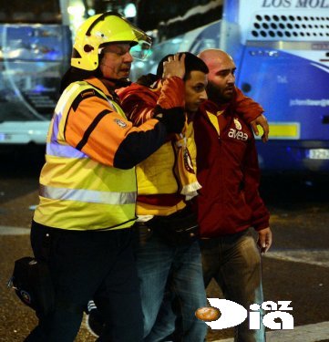 İSPANİYADA QANLI «QALATASARAY» GECƏSİ - FOTOLAR