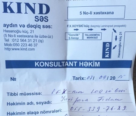 "KİND SƏS" eşitmə mərkəzində fırıldaq 