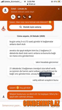 "Təəssüf ki arrtıq mesajlarımı oxumurlar2