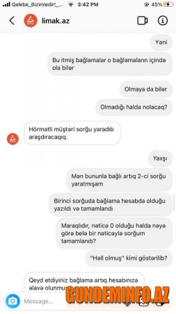 "Təəssüf ki arrtıq mesajlarımı oxumurlar2