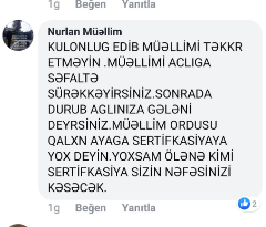 Müəllimlərin NAZİRƏ QARŞI QİYAMI...