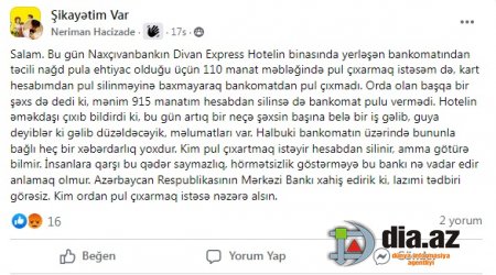 `NaxçıvanBank` AÇIQ QARƏTƏ KEÇİB...