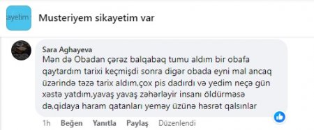 "Qidaya haram qatanları yemək üzünə həsrət qalsınlar..."