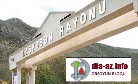 Daşkəsəni Əhəd Abıyev sürücüsünün əli ilə ədarə edir