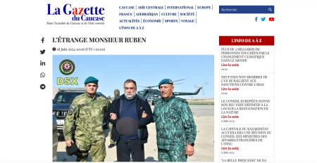 “La Gazette du Caucase” Ruben Vardanyan haqqında mifləri təkzib edir