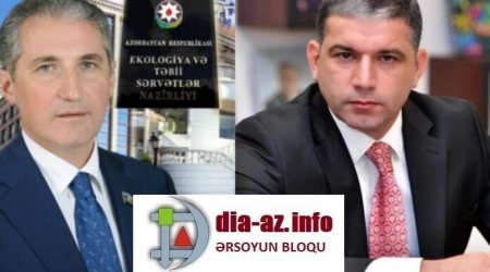 Şəmkir Regional Ekologiya rəis əvəzi Elşən Şirinov yaşıllıqları məhv edir