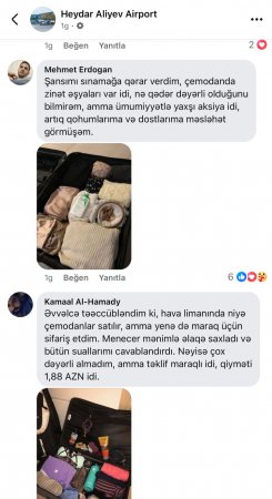 Heydər Əliyev Beynəlxalq Hava Limanı adından saxta REKLAM: 