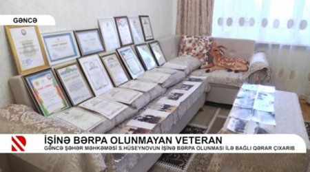 Qanunsuzluq: İki müharibənin veteranı məktəb direktoru ilə bacarmır 